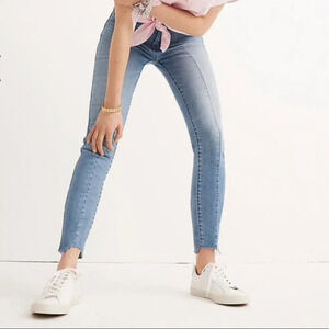MADEWELL 9 Inch High-Rise Skinny Jeans: Seamed Step-Hem Edition Size 26